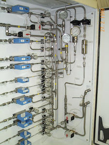 hydraulic control panel