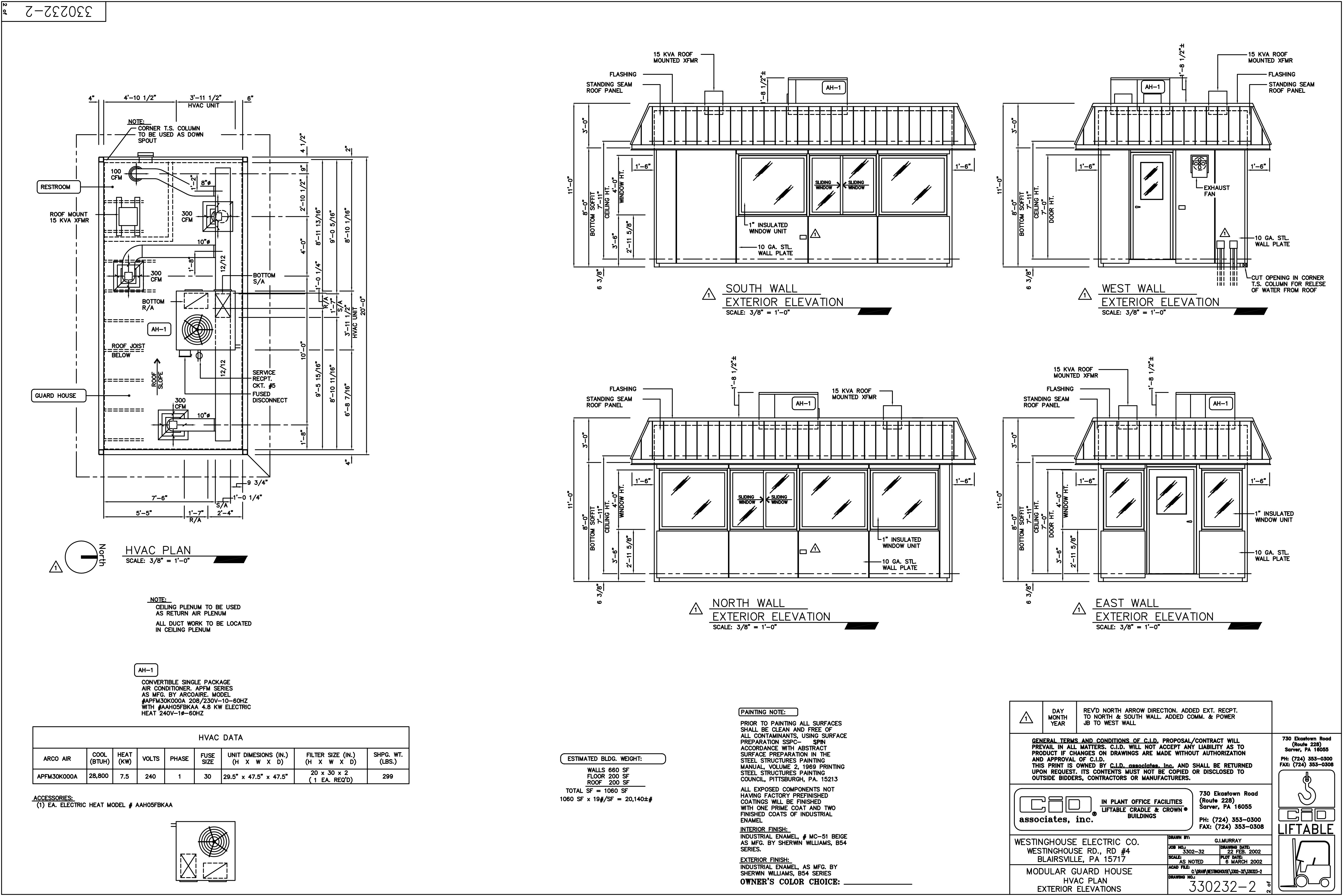 Outdoor modular mobile office blueprint